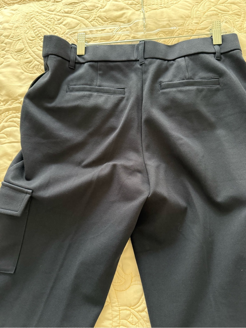 J.Jill Knit Classic Navy Cargo Ankle Pants NWT - Picture 4 of 6